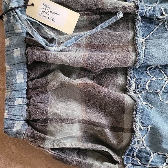 NWT Jaded Gypsy Spellbound Pants In Sky - Picture 3 of 4